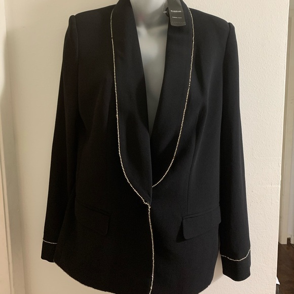 Bebe oversized rhinestone blazer - Picture 2 of 4